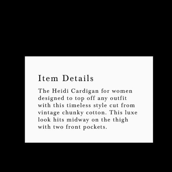 AG Heidi Cardigan. - Picture 5 of 7